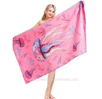Microfiber Sublime Büyük Plaj Havlusu Satışta